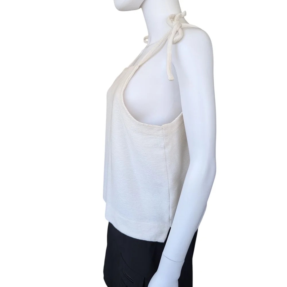 Madewell Cream Tie-Strap Tank Top